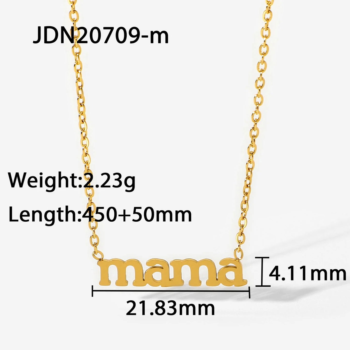 Mama engraved necklace